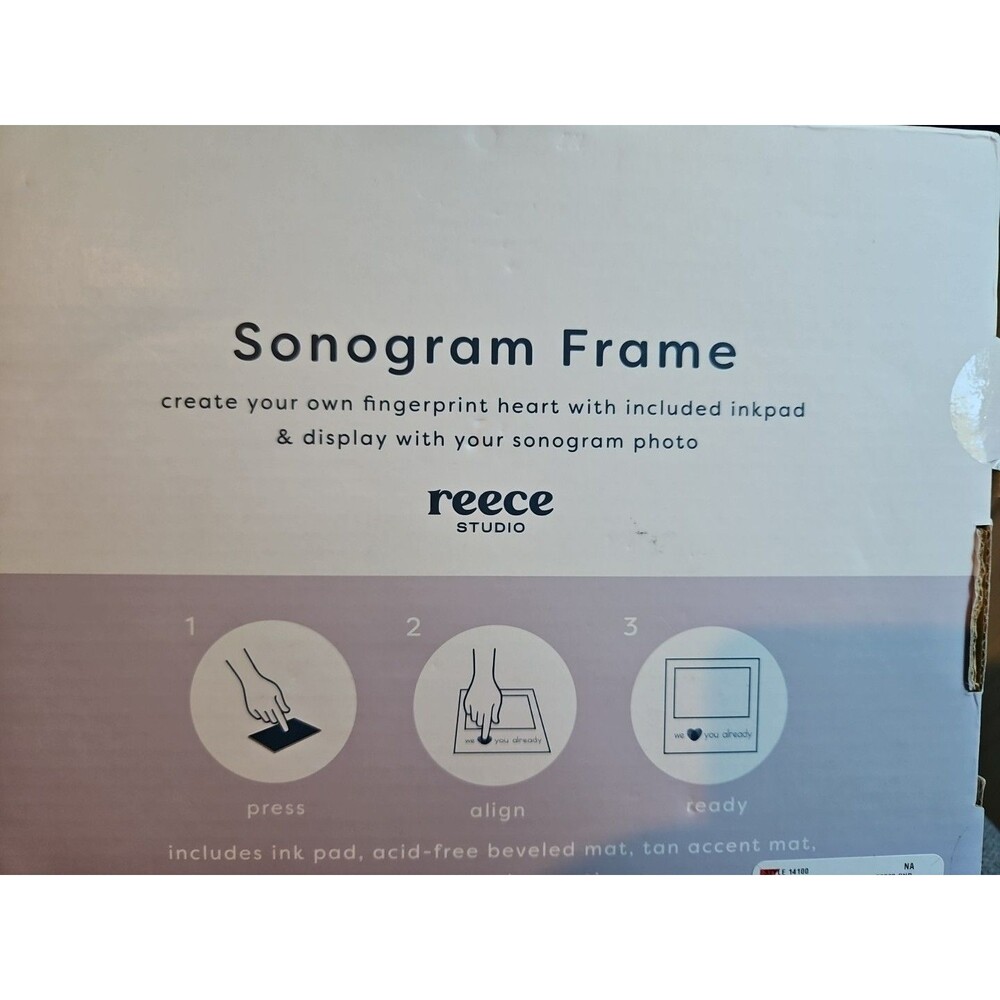 Keepsake Sonogram Print Frame. Inkpad Included. Brand New - Picture 5 of 5